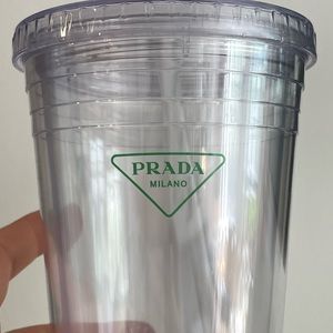 Prada designer travel tumbler